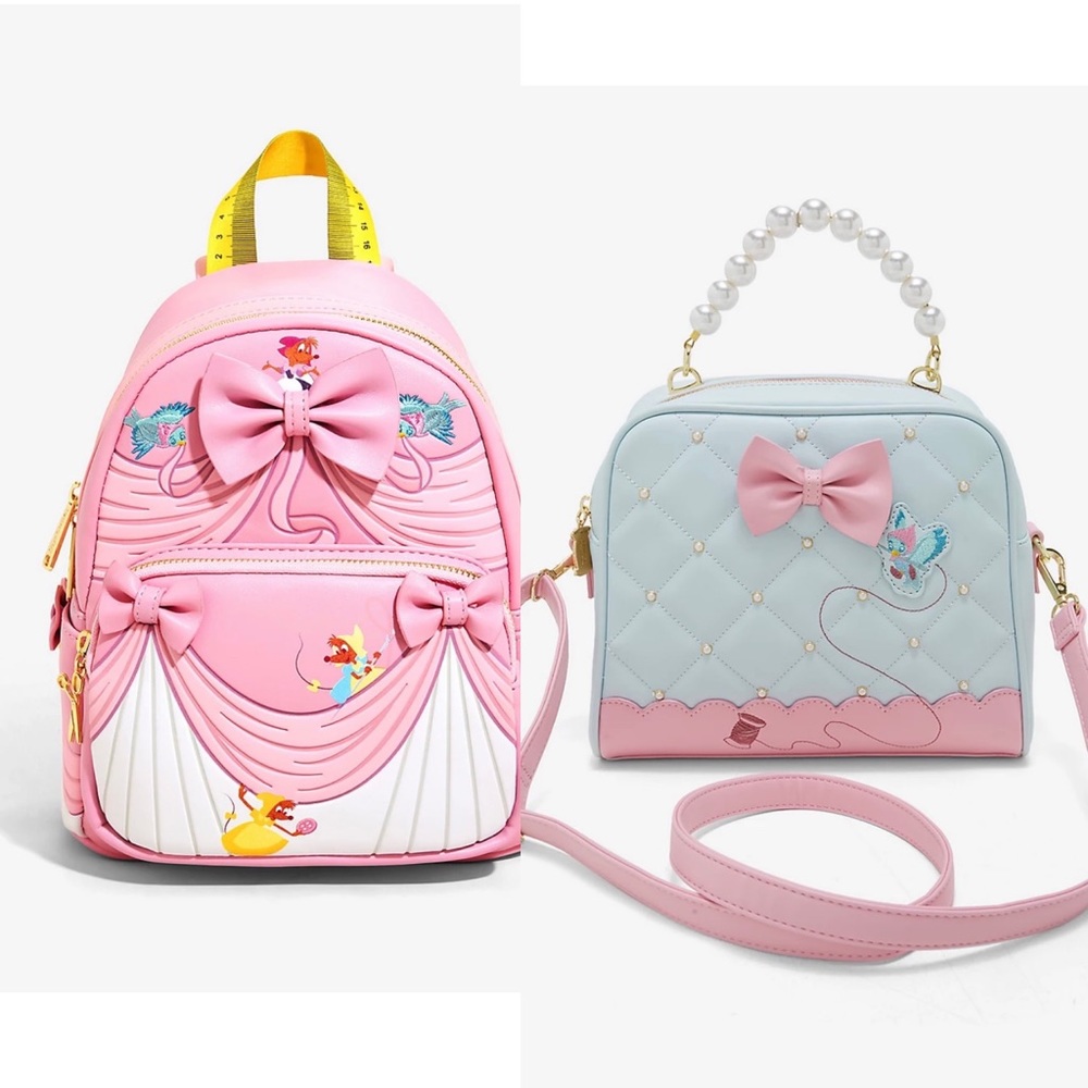 Loungefly Disney Cinderella Pink Dress Bundle